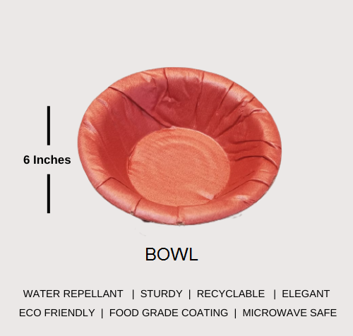 Paper Bowl Eco Friendly Biodegradable, Compostable PaPer Platter