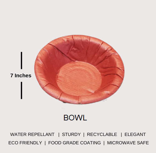 Paper Bowl Eco Friendly Biodegradable, Compostable PaPer Platter