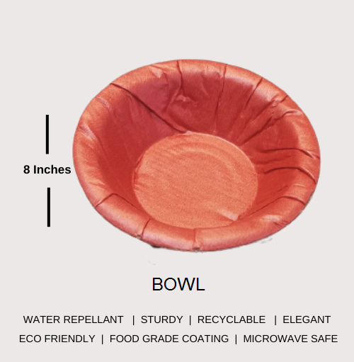 Paper Bowl Eco Friendly Biodegradable, Compostable PaPer Platter